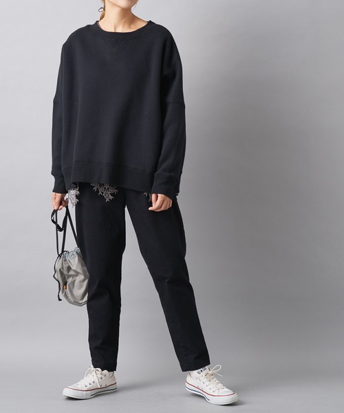 PUAL CE CIN(ピュアルセシン)の「裾レースロングスリーブ(Tシャツ/カットソー・レディース・ライトベージュ/グレー/ブラック・FREE)」の17枚目の写真