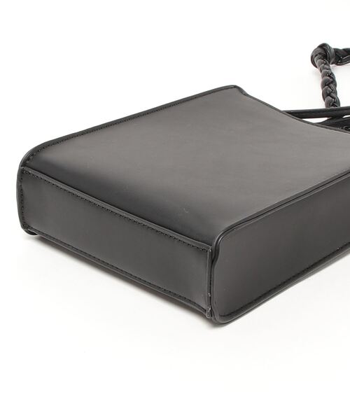 WEGO（ウィゴー）の「WEGO/スクエアミニショルダーバッグ（ショルダーバッグ・レディース・ブラック/ライトベージュ・FREE）」の6枚目の写真