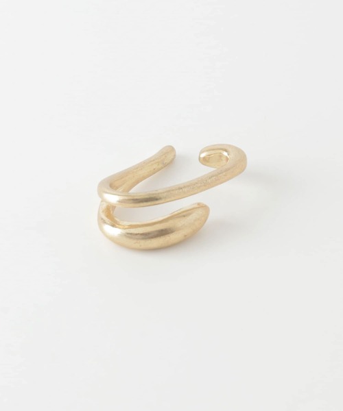SMELLY(スメリー)の「ツインラインイヤカフ(イヤリング・レディース・ゴールド・-)」の6枚目の写真