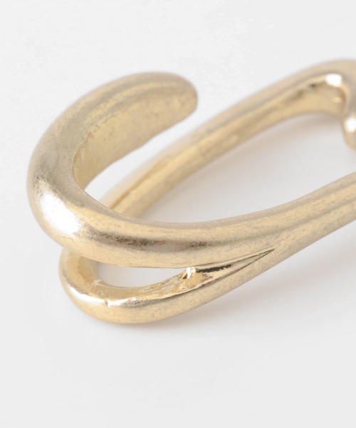 SMELLY(スメリー)の「ツインラインイヤカフ(イヤリング・レディース・ゴールド・-)」の8枚目の写真