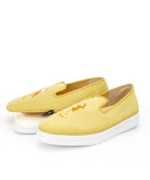 レコード　スリッポン VANS(バンズ) / スリッポン/シューズ/24cm/GRN/キャンバス