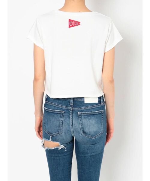 Coca Cola（コカコーラ）の「COCA-COLA UNIVERSITYショートTシャツ（Tシャツ/カットソー・レディース・ベージュ/レッド/オフホワイト・FREE）」の16枚目の写真