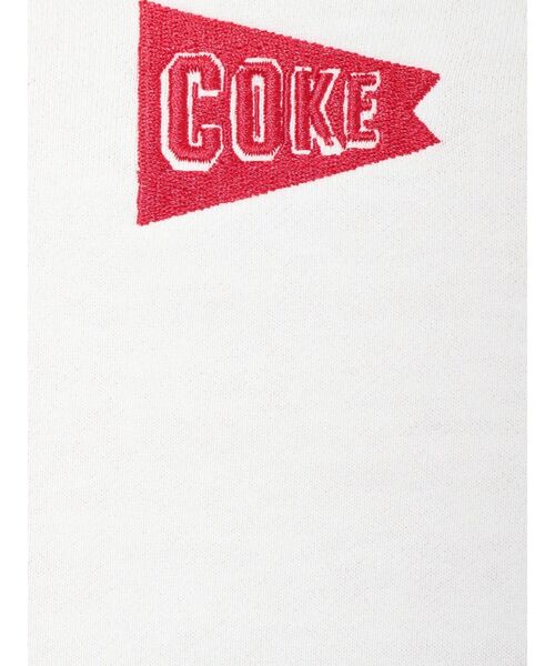 Coca Cola（コカコーラ）の「COCA-COLA UNIVERSITYショートTシャツ（Tシャツ/カットソー・レディース・ベージュ/レッド/オフホワイト・FREE）」の22枚目の写真