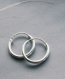 SILVER925 18mmフープピアス