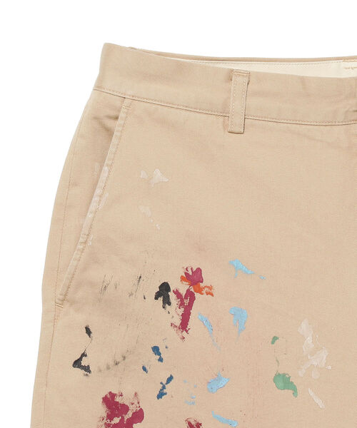 BEAMS（ビームス）の「BEAMS / ペイント ワイド チノパンツ（チノパンツ・メンズ・ホワイト/ベージュ・SMALL/MEDIUM/LARGE/X-LARGE）」の20枚目の写真