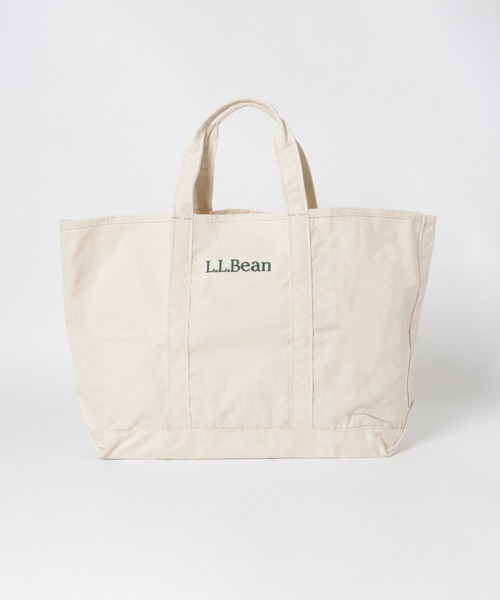 6.4 h716 エルエルビーン バッグ アイボリー L.L.Bean（エルエルビーン）の「L.L.Bean グローサリートート
