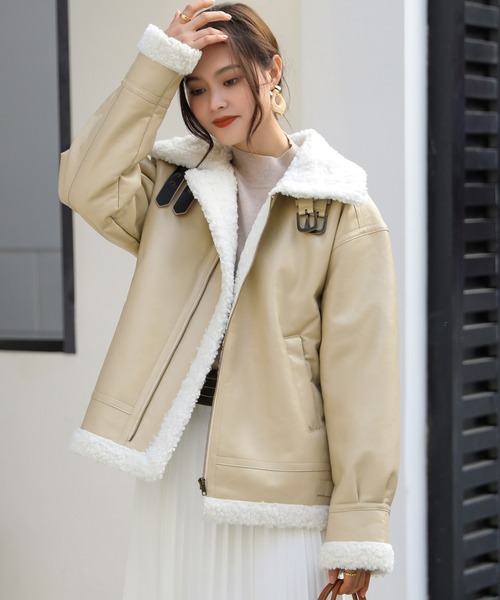 DAY CLOSET（デイ クローゼット）の「レディース 2WAY合皮ボア