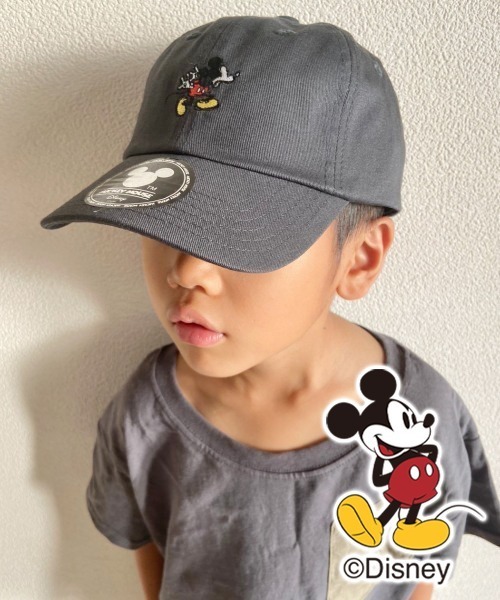 Disney（ディズニー）の「Kid’s ローキャップ（キャップ・キッズ・グリーン/ベージュ/ブラック/ベージュ系/パープル/ブラック系/ブラック系1/ベージュ系1/ベージュ系2/ピンク/ベージュ系その他/ピンク系その他/パープル系その他/ブラック系その他/ベージュ系その他2・FREE/52cm/56cm）」の4枚目の写真