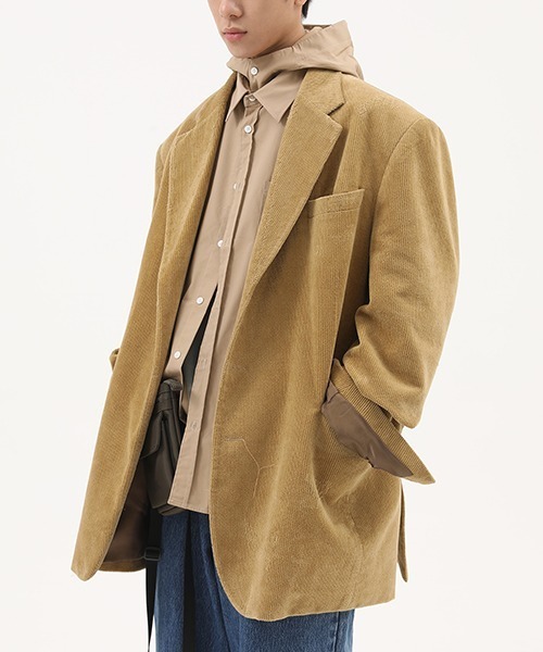 MASONPRINCE(メイソンプリンス)の「【MASONPRINCE】Trichromatic hoodie pockets shirt CS0956(シャツ/ブラウス・メンズ・ブラック/ホワイト/ベージュ・L/S/M)」の11枚目の写真
