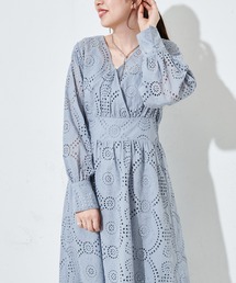 DISCOAT | コットンレースカシュクールワンピース(ワンピース)