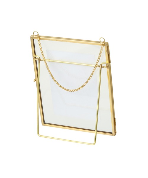 Francfranc（フランフラン）の「メタルガラス フレーム ゴールド