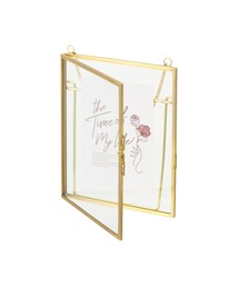 Francfranc（フランフラン）の「メタルガラス フレーム ゴールド