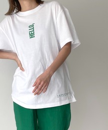 CANAL JEAN | 1975 TOKYO(1975 トーキョー) "Hello Goodbye"半袖Tシャツ(Tシャツ/カットソー)