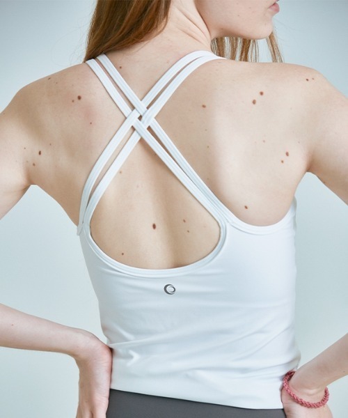 CIENNA(シエナ)の「【CIENNA 】アクティフリー タンクトップ / ACTI FREE TANKTOP(スポーツグッズ・レディース・ホワイト/ダークグレー/ブルーグリーン/ベビーピンク/ブルー/ブラック/ミント/オレンジ/ネイビー/ライトグレー・LARGE/MEDIUM/SMALL)」の13枚目の写真