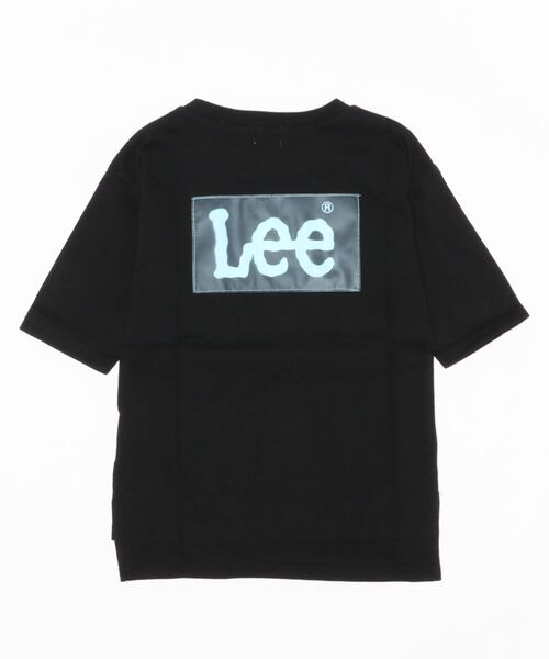Lee（リー）の「【Lee】バックプリントワイドTシャツ（Tシャツ/カットソー・キッズ・ブラック/パープル/ホワイト/ケリーグリーン・120/140/130/155/105）」の3枚目の写真