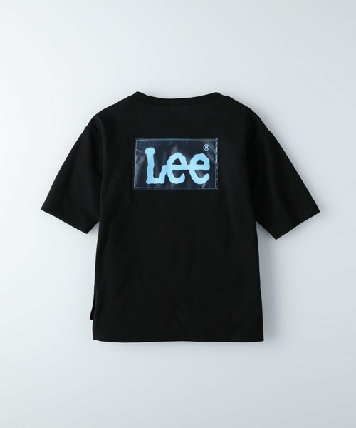 Lee（リー）の「【Lee】バックプリントワイドTシャツ（Tシャツ/カットソー・キッズ・ブラック/パープル/ホワイト/ケリーグリーン・120/140/130/155/105）」の5枚目の写真