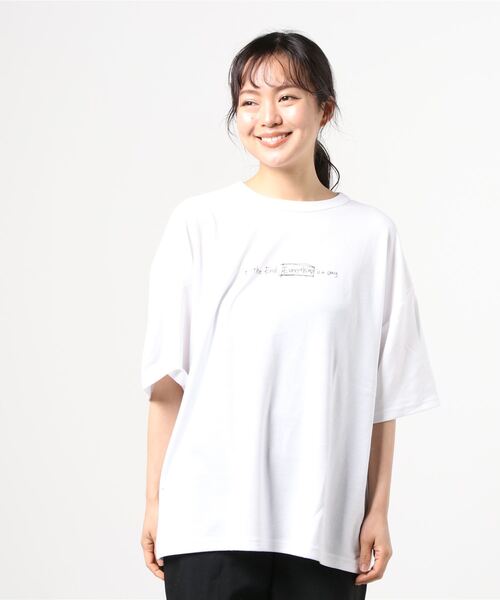 Lazar(ラザル)の「バックプリント Surf & Street イラスト グラフィック ポンチ オーバーサイズ Tシャツ(Tシャツ/カットソー・メンズ・ホワイト/ベージュ/パープル/ピンク/ターコイズブルー/ホワイト系その他/ホワイト系その他2/ホワイト系その他3・M/L)」の13枚目の写真