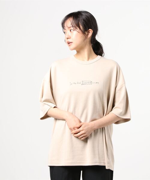Lazar(ラザル)の「バックプリント Surf & Street イラスト グラフィック ポンチ オーバーサイズ Tシャツ(Tシャツ/カットソー・メンズ・ホワイト/ベージュ/パープル/ピンク/ターコイズブルー/ホワイト系その他/ホワイト系その他2/ホワイト系その他3・M/L)」の15枚目の写真