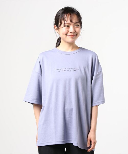Lazar(ラザル)の「バックプリント Surf & Street イラスト グラフィック ポンチ オーバーサイズ Tシャツ(Tシャツ/カットソー・メンズ・ホワイト/ベージュ/パープル/ピンク/ターコイズブルー/ホワイト系その他/ホワイト系その他2/ホワイト系その他3・M/L)」の10枚目の写真