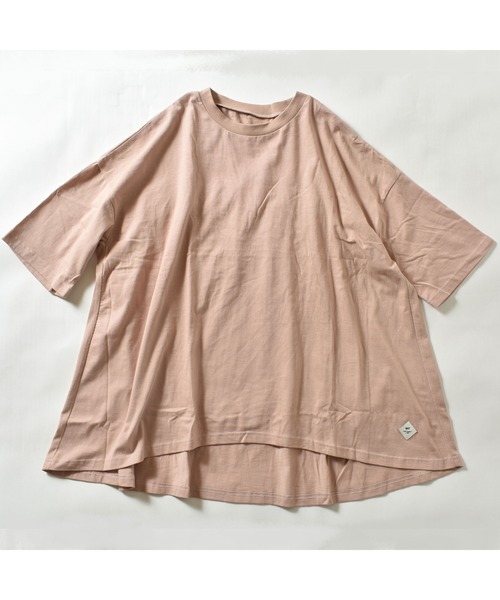 NHT（エヌエイチティー）の「エヌエイチティー ギャザービックＴシャツ（大人）（Tシャツ/カットソー・レディース・ベージュ/チャコールグレー・F）」の17枚目の写真