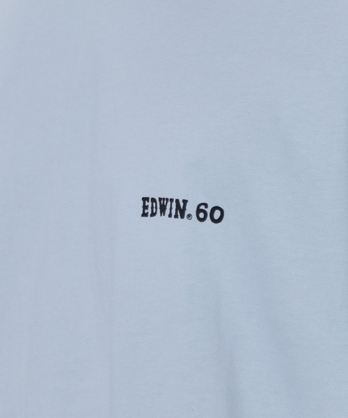 EDWIN（エドウィン）の「EDWIN x ニシクボサユリ アーティストコラボTシャツ（Tシャツ/カットソー・レディース・ホワイト/ブラック/ホワイト系その他/グレイッシュブルー・MEDIUM/LARGE/X-LARGE）」の17枚目の写真