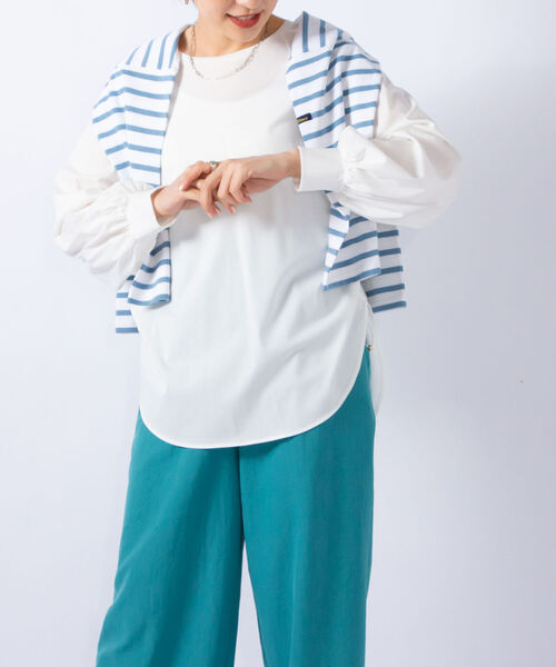 NOLLEY’S(ノーリーズ)の「トリコットプルオーバーカットソー(Tシャツ/カットソー・レディース・ブラック/ピンク/オフホワイト・38)」の16枚目の写真
