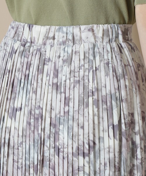 N.(N. Natural Beauty Basic)(エヌエヌナチュラルビューティーベーシック)の「◆フラワーケシプリーツスカート(スカート・レディース・グレー系/グリーン系/ピンク系・MEDIUM)」の16枚目の写真