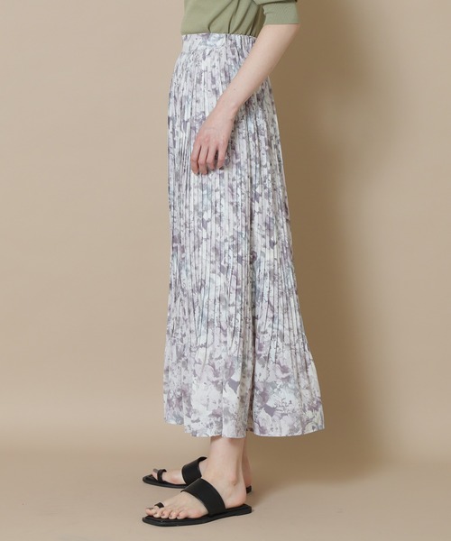 N.(N. Natural Beauty Basic)(エヌエヌナチュラルビューティーベーシック)の「◆フラワーケシプリーツスカート(スカート・レディース・グレー系/グリーン系/ピンク系・MEDIUM)」の14枚目の写真