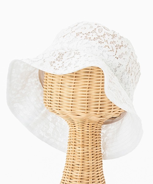 Casselini（キャセリーニ）の「レースハット（ハット・レディース・ホワイト/ラベンダー/ミント/ブラック・FREE）」の8枚目の写真