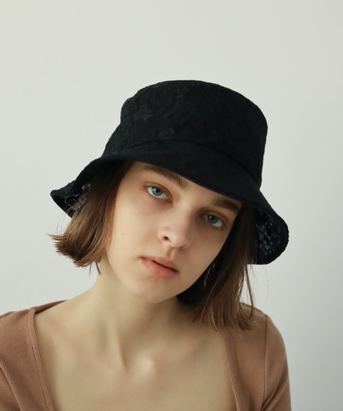 Casselini（キャセリーニ）の「レースハット（ハット・レディース・ホワイト/ラベンダー/ミント/ブラック・FREE）」の9枚目の写真