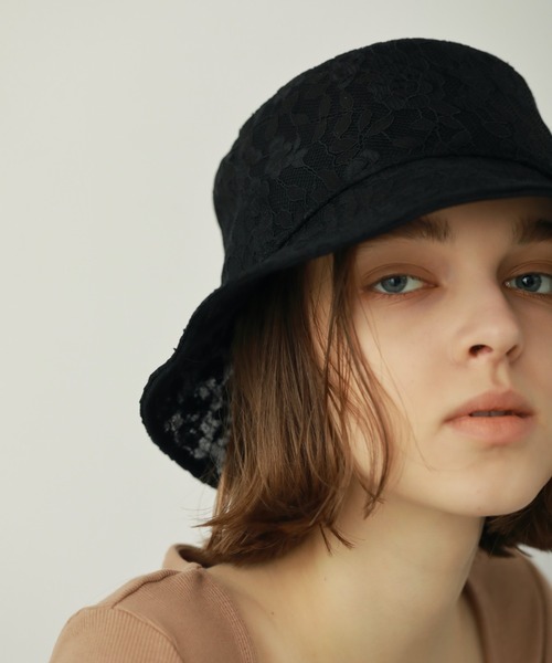 Casselini（キャセリーニ）の「レースハット（ハット・レディース・ホワイト/ラベンダー/ミント/ブラック・FREE）」の7枚目の写真