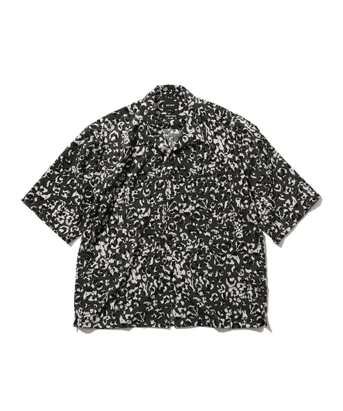 BEAMS（ビームス）の「BEAMS / プリント ルーズ オープン カラーシャツ（シャツ/ブラウス・メンズ・ダークグリーン/ベージュ・SMALL/MEDIUM/LARGE/X-LARGE）」の8枚目の写真
