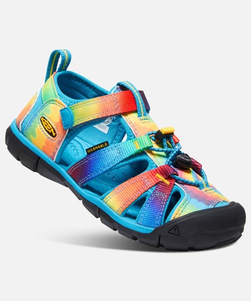 KEEN(キーン)の「SEACAMP II CNX / シーキャンプ ツー シーエヌエックス / キッズ サンダル(サンダル・キッズ・レインボー・22cm/20cm/21cm/22.5cm/23.5cm)」の3枚目の写真