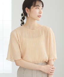 ワッシャーシアーブラウス＊