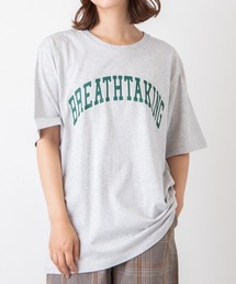 WEGO/カレッジロゴプリントTシャツ