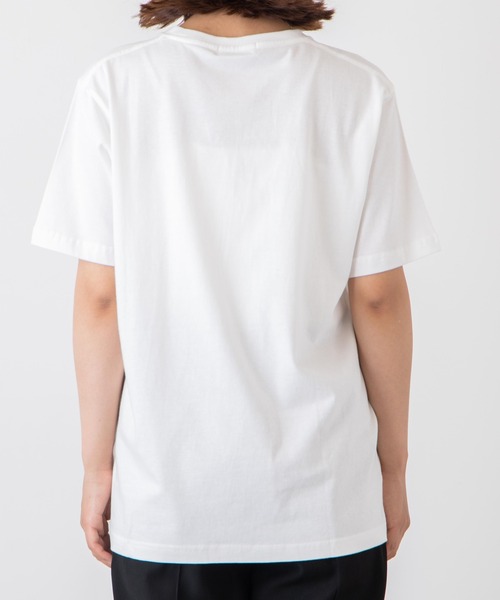 WEGO(ウィゴー)の「WEGO/カレッジロゴプリントTシャツ(Tシャツ/カットソー・レディース・ホワイト/ホワイト系その他/杢グレー/ライトパープル/オートミール/ブルー・SMALL/MEDIUM/LARGE/X-LARGE)」の16枚目の写真