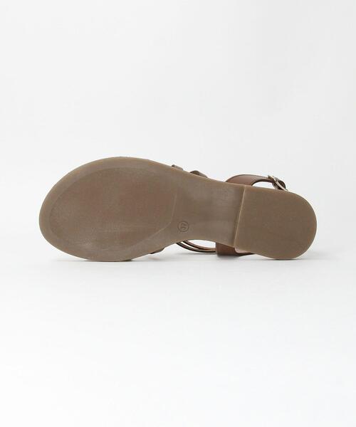 THE STATION STORE(ザ ステーション ストア)の「<Blender> L 3ストラップ サンダル(サンダル・レディース・ブラウン/オフホワイト・38/36/37)」の4枚目の写真