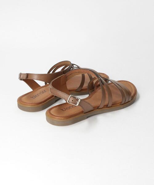 THE STATION STORE(ザ ステーション ストア)の「<Blender> L 3ストラップ サンダル(サンダル・レディース・ブラウン/オフホワイト・38/36/37)」の5枚目の写真