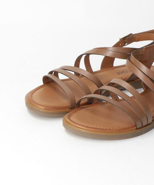 THE STATION STORE(ザ ステーション ストア)の「<Blender> L 3ストラップ サンダル(サンダル・レディース・ブラウン/オフホワイト・38/36/37)」の6枚目の写真