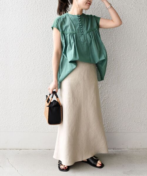 美品SHIPSシップスきれい色ふんわり大人可愛いレースタック2WAYブラウス♪ 美品SHIPSシップスきれい色ふんわり大人可愛いレースタック2WAY