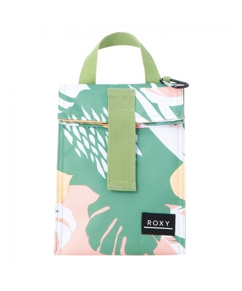 ROXY（ロキシー）の「LUNCH HOUR/ロキシー保冷ランチバッグ（ポーチ・レディース・ネイビー/ブルー/グリーン・FREE）」の2枚目の写真