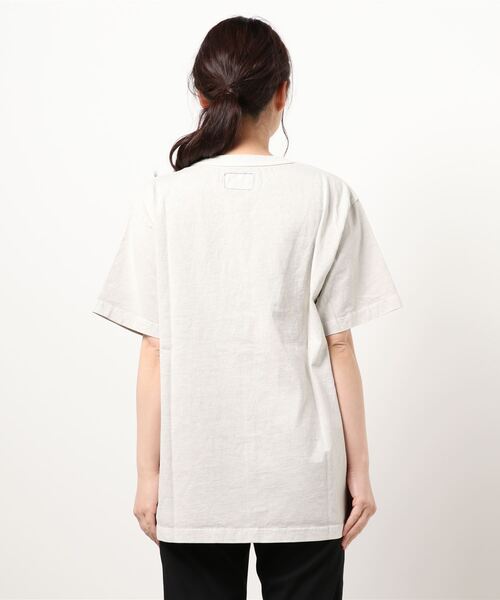 THE NORTH FACE PURPLE LABEL（ザ ノースフェイス パープルレーベル）の「【THE NORTH FACE PPL】TNF PPL 7OZ PIGMENT DIE H/S ポケットTシャツ◆（Tシャツ/カットソー・レディース・ブラック/ベージュ系その他/サファリグリーン/ピンク・MEDIUM）」の19枚目の写真