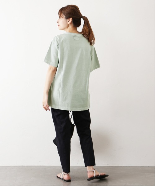 THE NORTH FACE PURPLE LABEL（ザ ノースフェイス パープルレーベル）の「【THE NORTH FACE PPL】TNF PPL 7OZ PIGMENT DIE H/S ポケットTシャツ◆（Tシャツ/カットソー・レディース・ブラック/ベージュ系その他/サファリグリーン/ピンク・MEDIUM）」の20枚目の写真