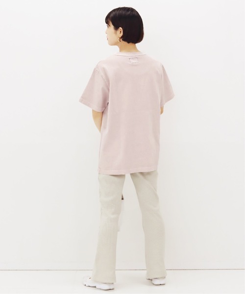 THE NORTH FACE PURPLE LABEL（ザ ノースフェイス パープルレーベル）の「【THE NORTH FACE PPL】TNF PPL 7OZ PIGMENT DIE H/S ポケットTシャツ◆（Tシャツ/カットソー・レディース・ブラック/ベージュ系その他/サファリグリーン/ピンク・MEDIUM）」の10枚目の写真