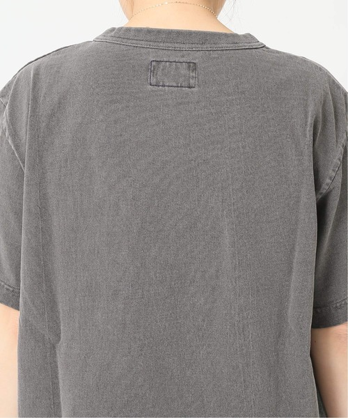 THE NORTH FACE PURPLE LABEL（ザ ノースフェイス パープルレーベル）の「【THE NORTH FACE PPL】TNF PPL 7OZ PIGMENT DIE H/S ポケットTシャツ◆（Tシャツ/カットソー・レディース・ブラック/ベージュ系その他/サファリグリーン/ピンク・MEDIUM）」の6枚目の写真