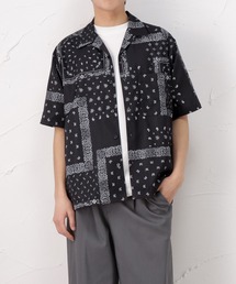 URBAN COLLECTION | バンダナ柄オープンカラーシャツ(シャツ/ブラウス)