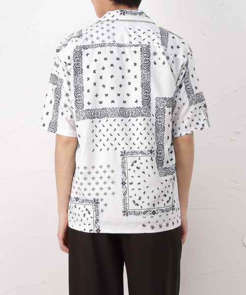 セール】バンダナ柄オープンカラーシャツ（シャツ/ブラウス）｜URBAN