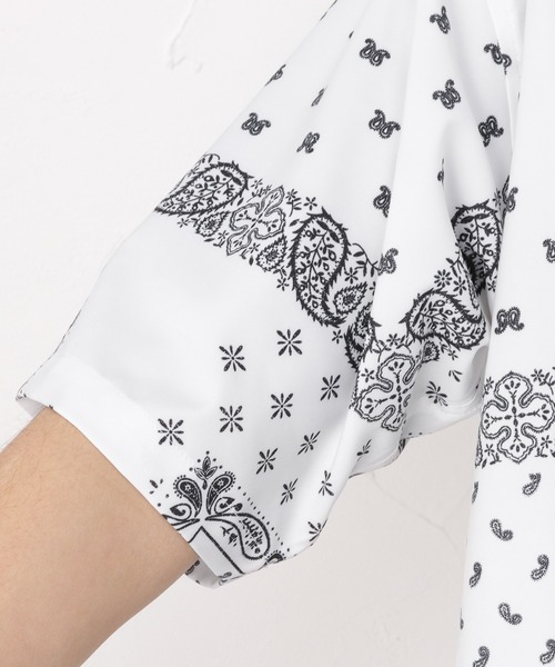 セール】バンダナ柄オープンカラーシャツ（シャツ/ブラウス）｜URBAN