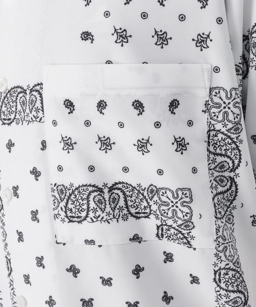 セール】バンダナ柄オープンカラーシャツ（シャツ/ブラウス）｜URBAN