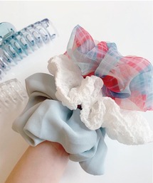 シュシュ オーガンジー 韓国デザイン